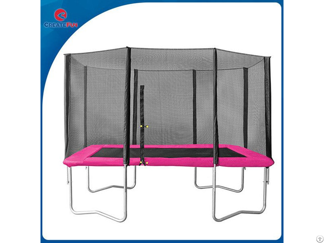 Createfun Big Rectangular Trampolines With Nets