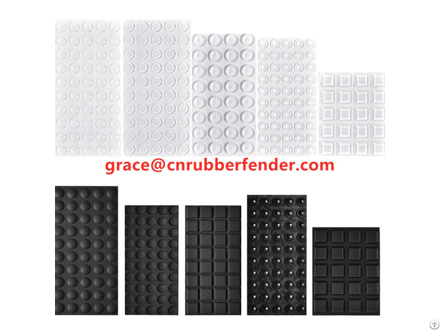 3m Self Adhesive Corner Bumper Pads Sound Dampening Transparent Silicone Rubber Feet Damper Buffer