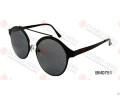 Metal Plate Brass Sunglasses Bm0751