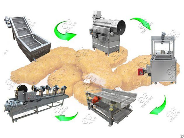 Chicken Nuggets Frying Machine