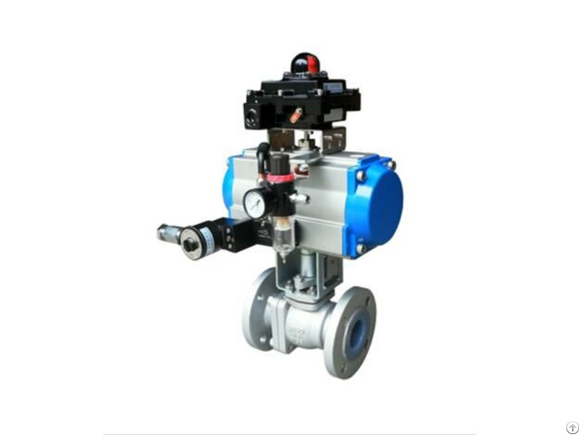 Sn2401f Dn15 Plastic Lined O Type Ball Valve