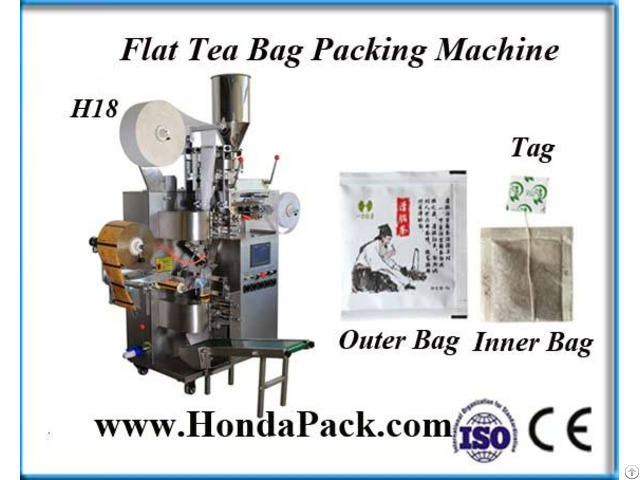 Tea Bag Packing Machine With String And Tag