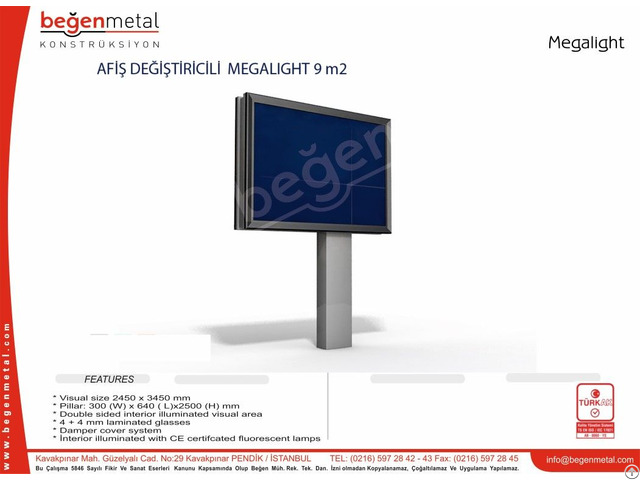 Megalight With Scrolling Poster