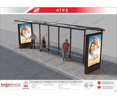 Long Bus Shelter With Clp