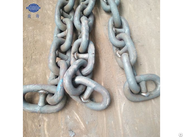 China 64mm Stud Link Marine Ship Anchor Chain For Sale