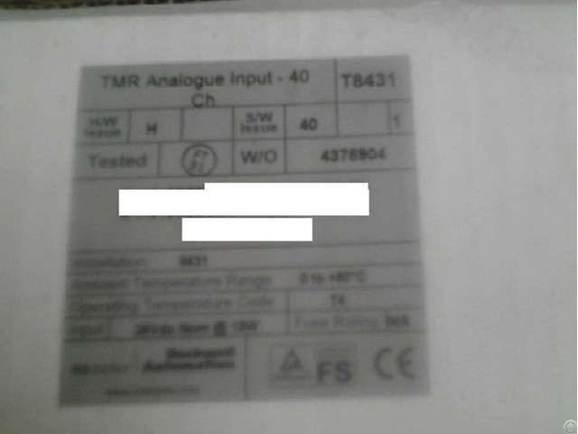 T8431 Analogue Input Module
