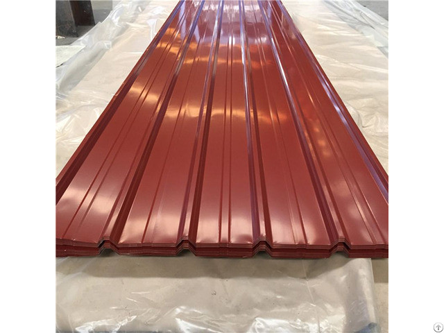 Colour Coated Box Profiled Steel Roofing Sheets Waterproof