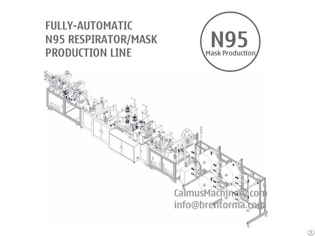 Fully Automatic N95 Respirator Face Mask Making Machine Production Line