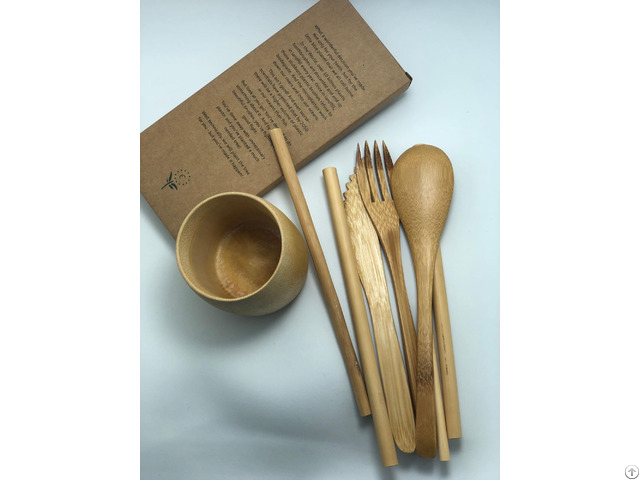 Eco Friendly Products Bamboo Cutlery Set