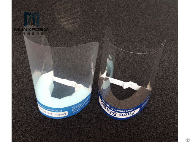 Protective Medical Disposable Clear Plastic Face Shield