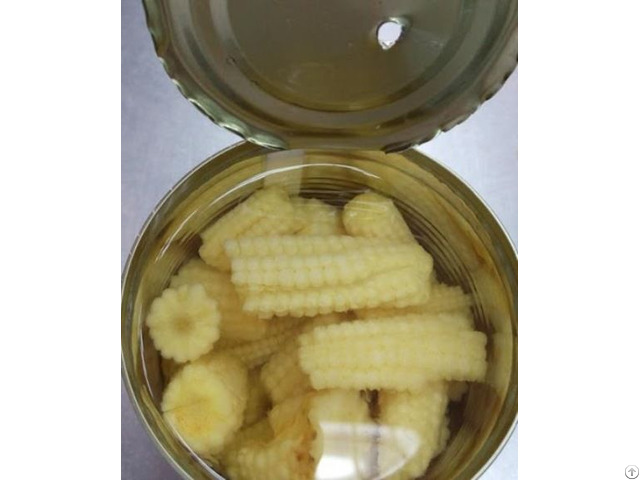 Canned Baby Corn Cut Whole In Salted Water