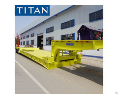 China Best Manufacturer 3 Line 6 Axle Heavy Duty Detachable Gooseneck Rgn Lowboy Trailer For Sale