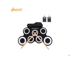 Iword G3002 7 Pads Portable Electronic Drum Set Without Built In Speaker