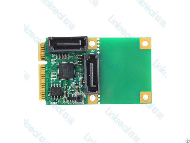 Linkreal Mini Pcie To 2 Port Sata 3 0 Adapter Expansion Card