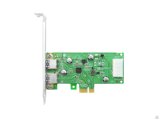 Linkreal Usb 3 0 Pcie X1 Dual Type A External Adapter Card