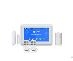 Touch Keypad 7 Inch Wifi 3g Home Alarm System Support 8 Languages