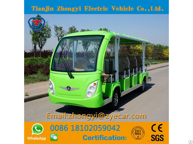 Passengers Battery Powered Classic Shuttle Electric Sightseeing Tourist Car Resort