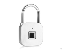 Silver Smart Fingerprint Padlock Xmm S01