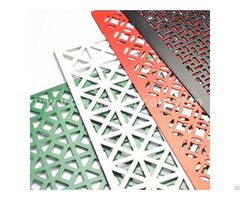 Decorative Hole Aluminum Perforated Sheet