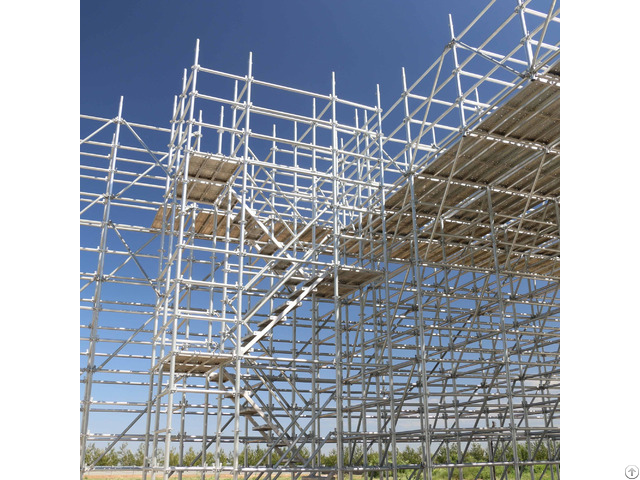 Metal Steel Layer Allround System Heavy Duty Ringlock Scaffolding For Building