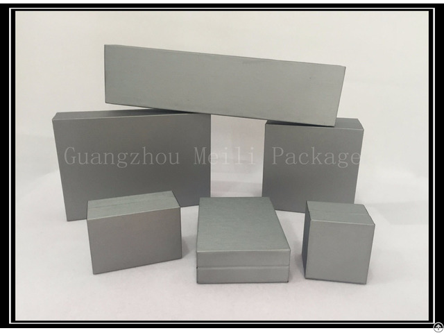 Silver Grey Six Size Jewelry Packing Box