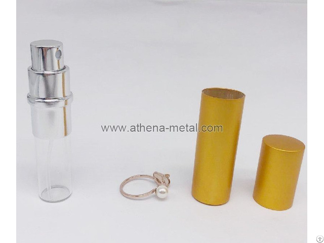 Travel Spary Perfume Bottle 5ml With Jewelry Ring Decoration