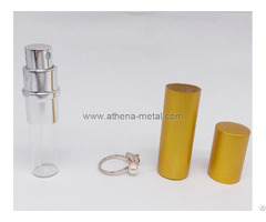 Travel Spary Perfume Bottle 5ml With Jewelry Ring Decoration
