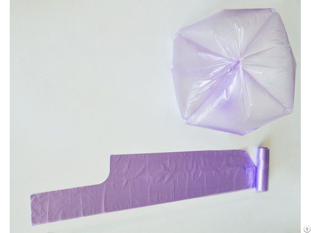 Hdpe Star Sealed Garbage Bag With Handle
