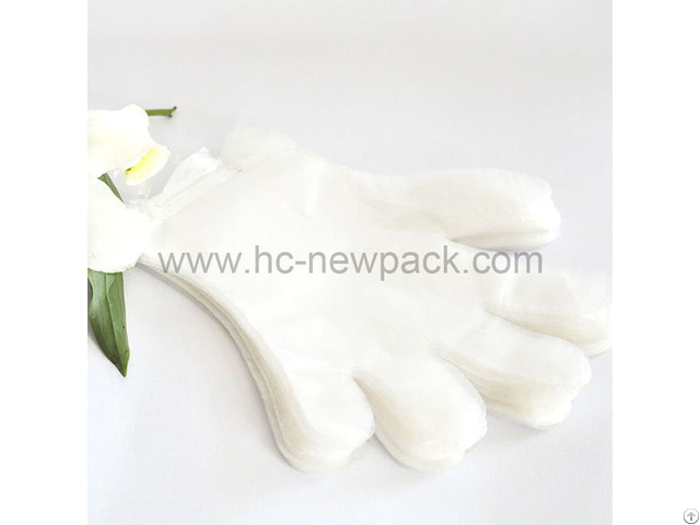 Pe Disposable Transparent Hdpe Glove Plastic Polyethylene Gloves