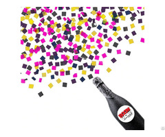 Boomwow New Design 100 Percent Biodegradable Champagne Bottle Confetti Cannon