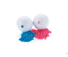 Boomwow Exploding Pink Blue Powder Gender Reveal Golf Balls For Baby Announcement Party