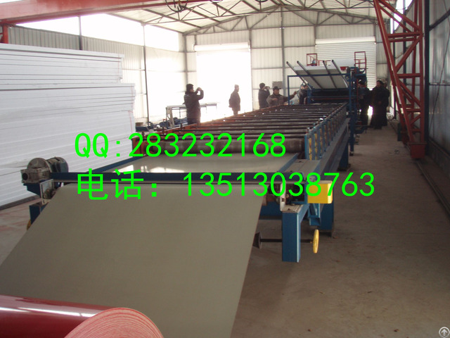 Eps Sandwich Panel Forming Machine