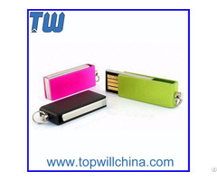 Slim Twister Oem Thumb Drive With Free Logo Printing