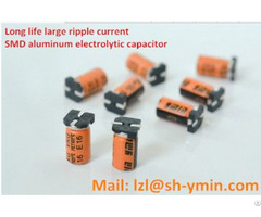 Long Life 12000hours Smd Aluminum Electrolytic Capacitor Large Ripple Current