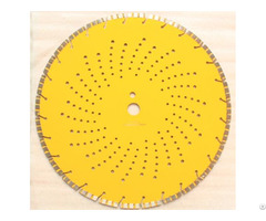 Laser Welded Turbo Segmented Diamond Blade With Slant Slot And Cooling Hole 2