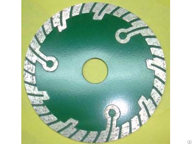 Sintered Turbo Blade With Protect Teeth For Granite