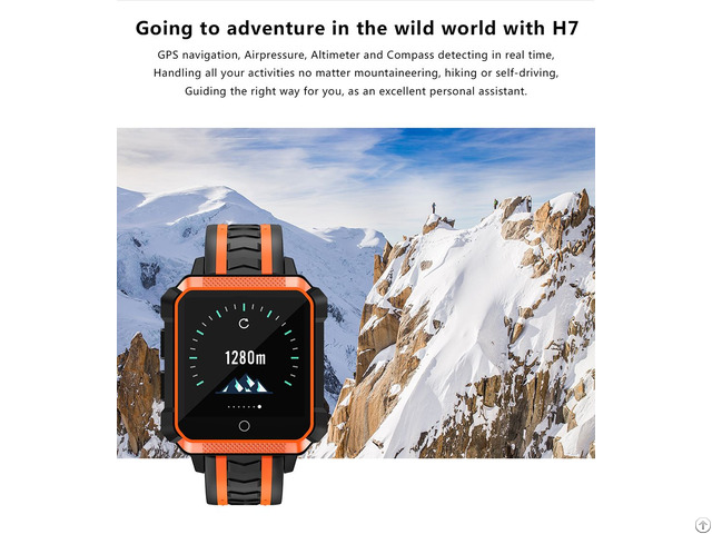 H7 Smart Watch Men Waterproof Gps