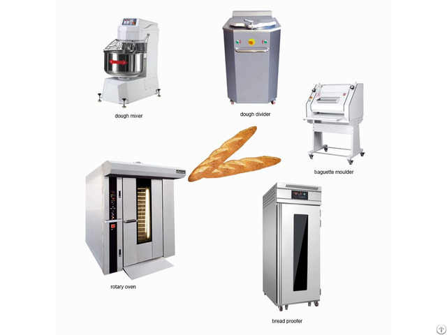 High Capacity Bakery Food Industries Bread Production Line