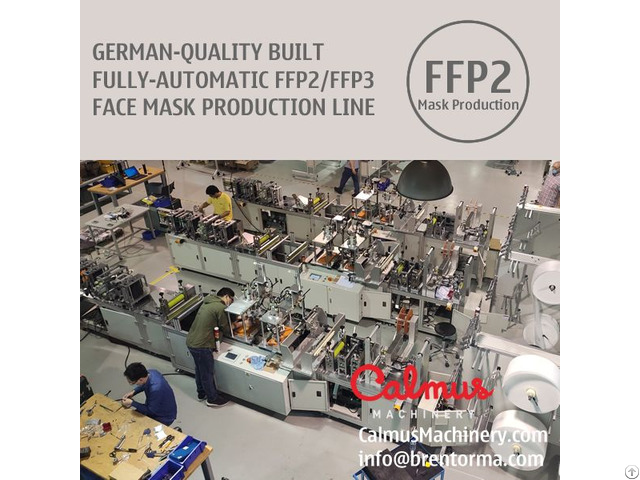 Fully Automatic Ffp2 Ffp3 Respirator Making Machine Production Line