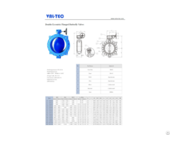 Double Eccentric Flange Butterfly Valves