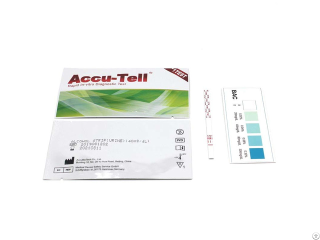 Accu Tell Alcohol Rapid Test Strip Urine