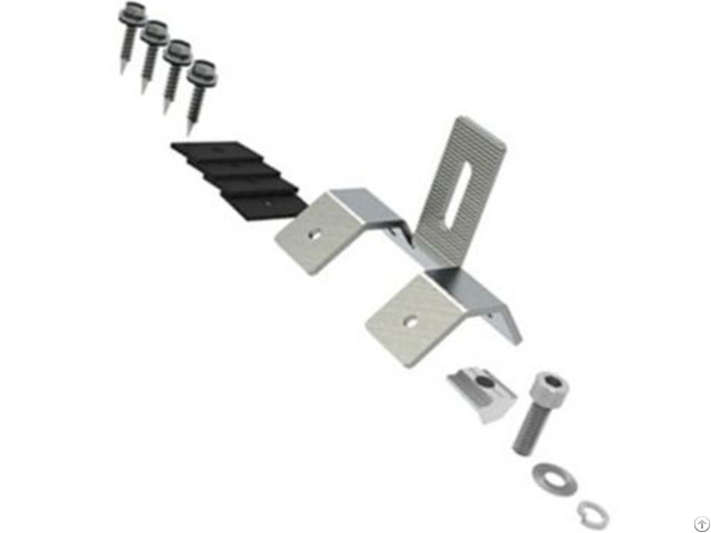 Stainless Steel 304 Clamp For Mounting On Metal Deck Roof Solar System Panel Support