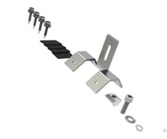 Stainless Steel 304 Clamp For Mounting On Metal Deck Roof Solar System Panel Support