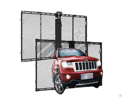 Transparent Glass Led Display P3 91 7 81 For Indoor Shop With 1000 500mm