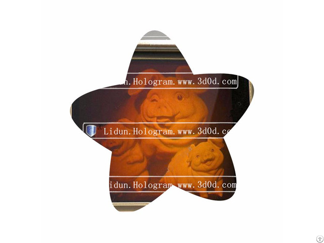 Custom Make Security 3d Hologram Sticker Label