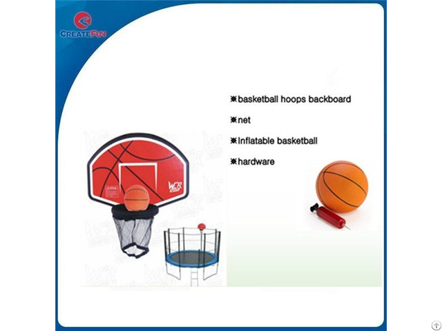 Createfun Trampoline Basketball Hoop For Sale