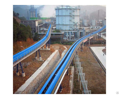 Long Distance Curved Belt Conveyor System For Coal Mining