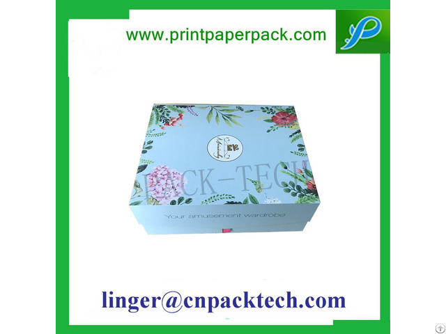 Custom Logo Printed Rectangle Tea Packing Gift Paper Box