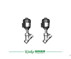 Plastic Polyamide Pneumatic Actuator Control Thread Angle Seat Valve