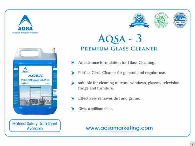 Premium Glass Cleaner Aqsa 3